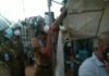 Tense situation in Galle when the police removed the tent