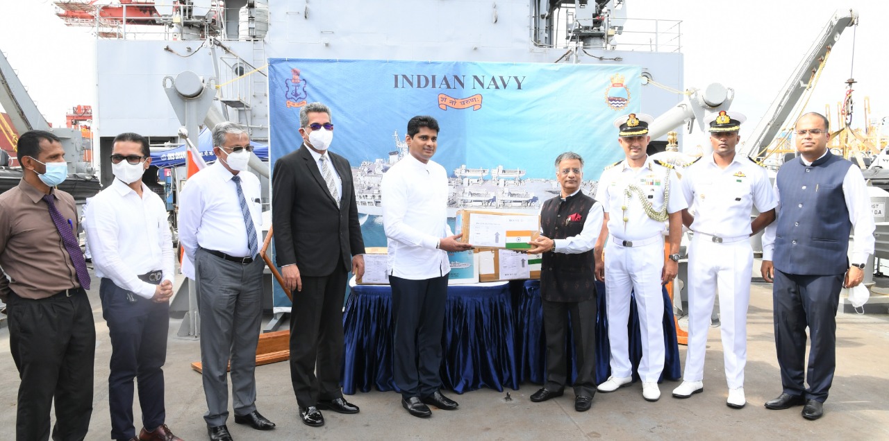 India Handing over of drugs and medical supplies to Sri Lanka