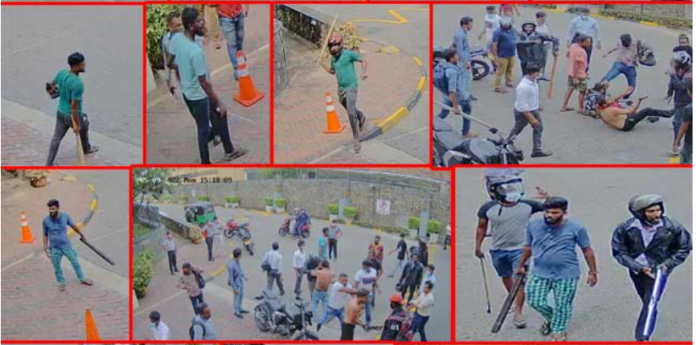 public help seek to arrest suspects attack galle face protest