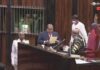 Dhammika Perera took oaths as a SLPP National list Member of Parliament before the Speaker