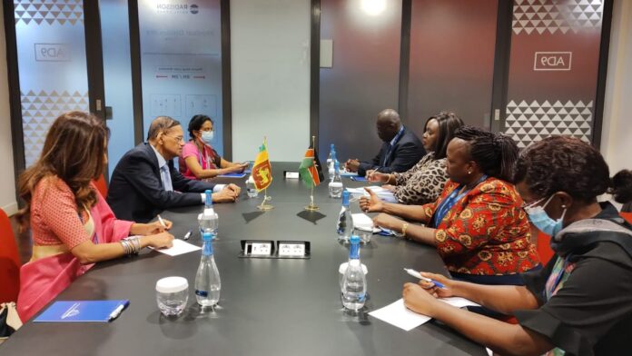 Foreign Minister Peiris holds bilateral discussions with Commonwealth Foreign Ministers on the side-lines of CHOGM 2022