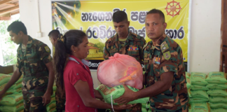 116 Families in Sinnawatta Given Relief Packs