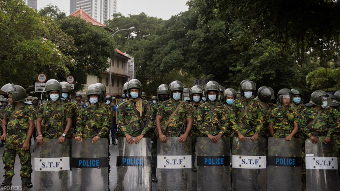Everyone has the right to peacefully demonstrate  – UN Human Rights on raid on Sri Lanka protest camp