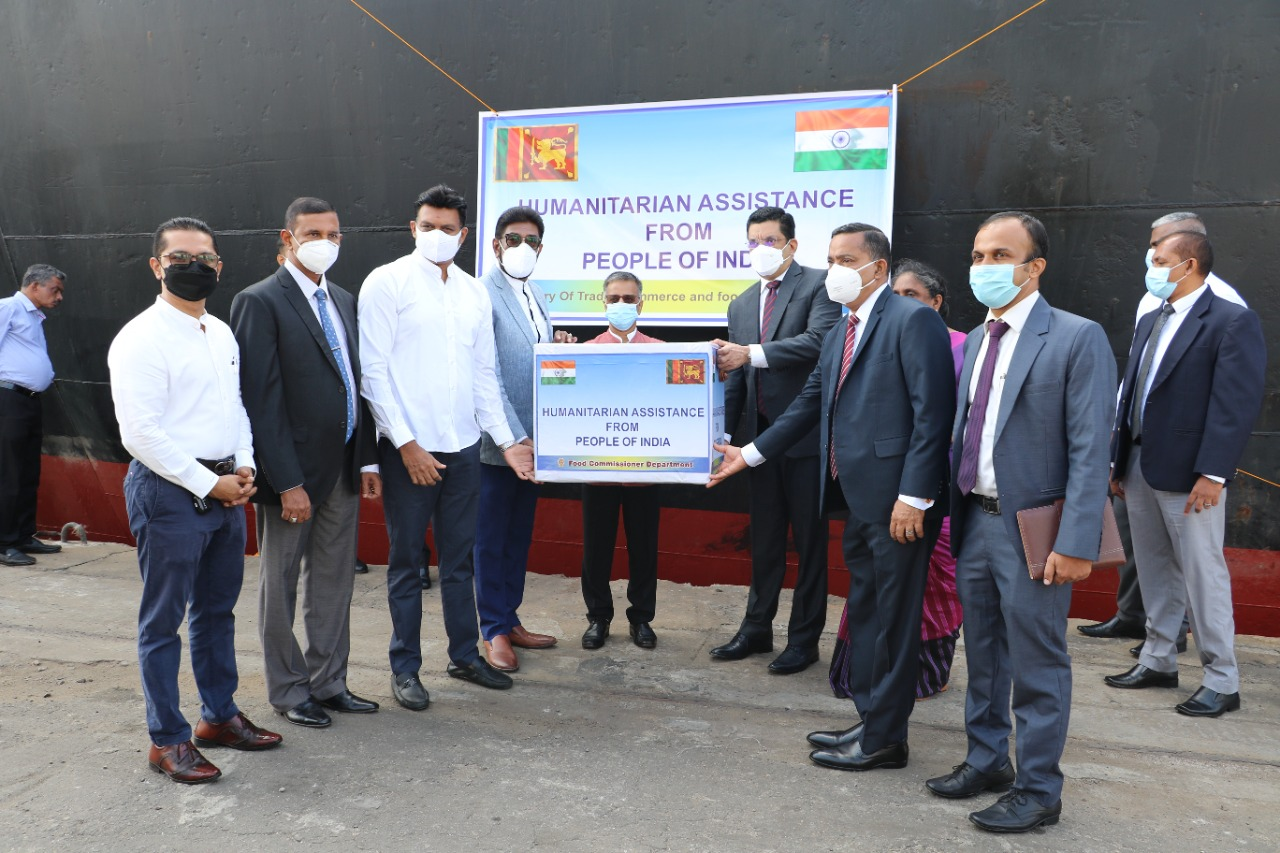 40000 MT consignment of essentials donated by India arrives
