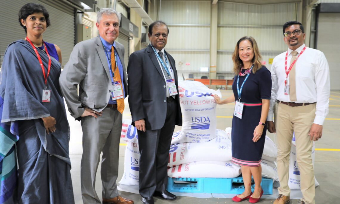 U.S. Donates 3000 metric tons of food to feed Sri Lankan school children