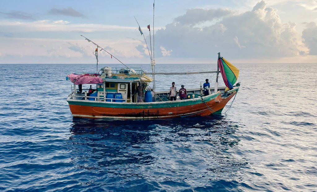 4 Lankan fishermen rescued by Indian Coast Guard