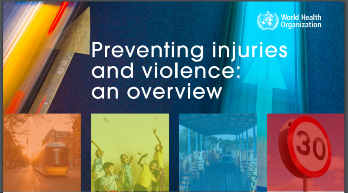 WHO urges more effective prevention of injuries and violence causing 1 in 12 deaths worldwide
