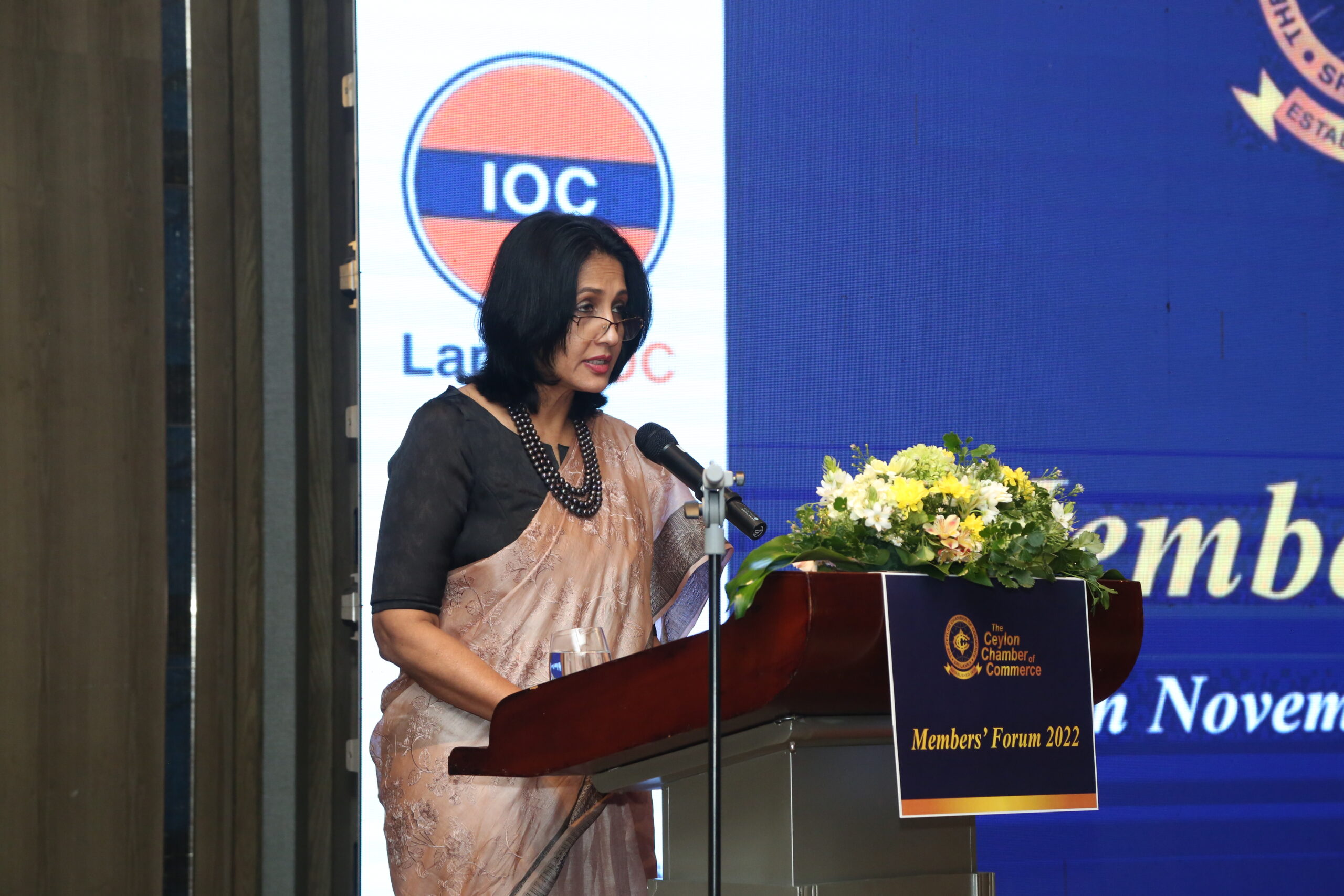 Foreign Secretary Aruni Wijewardane delivers Keynote Address at the Ceylon Chamber of Commerce Members’ Forum – 2022