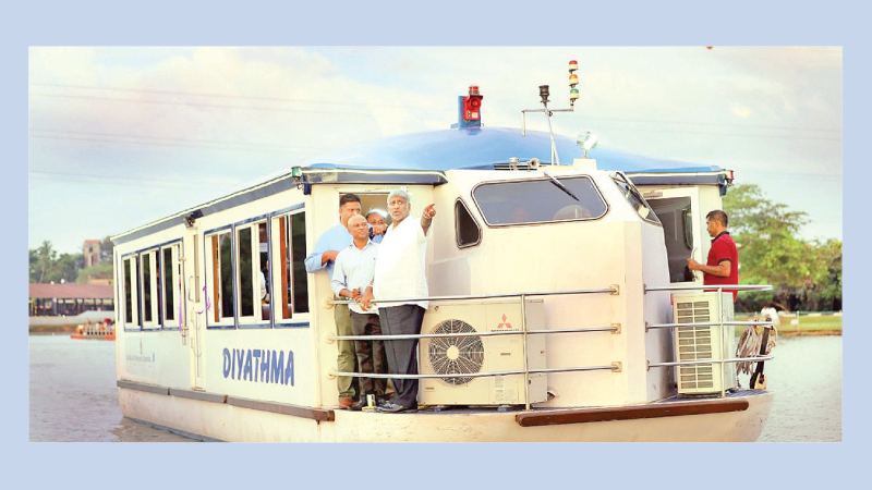 New leisure boat service launched on Diyawanna Oya