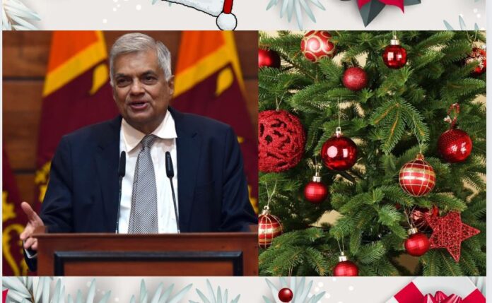 Sri Lanka President Ranil Wickremesinghe s Christmas message
