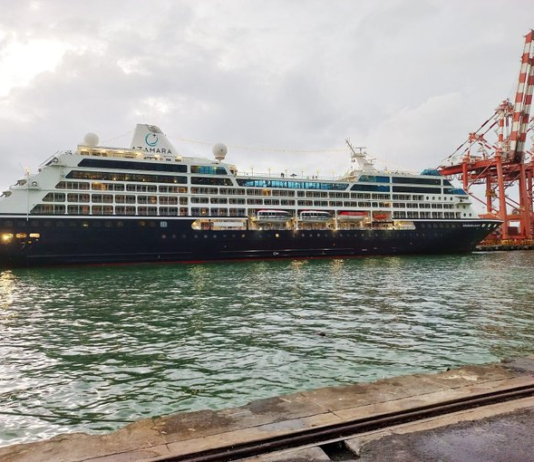 Azamara Quest arrived at Colombo Port Sri Lanka #AzamaraQuest Image Yasiru