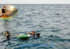Sri Lanka Navy rescues 04 fishermen including one trapped in capsized trawler in south-eastern waters