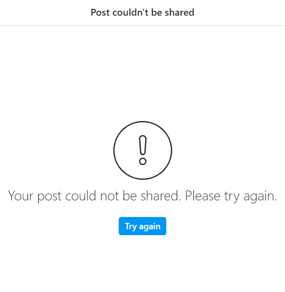 Instagram Down ? Outage as posts not publishing for users
