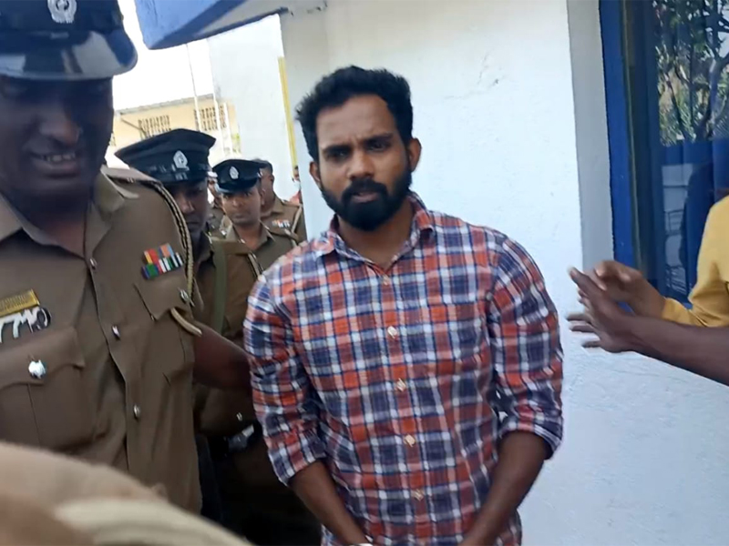 Activist Randimal Gamage arrested at BIA, later granted bail