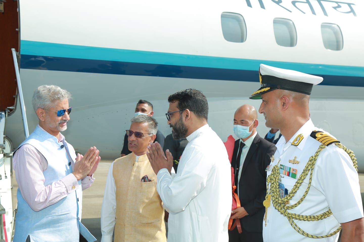 Indian External Affairs Minister Dr. S. Jaishankar arrives Sri Lanka