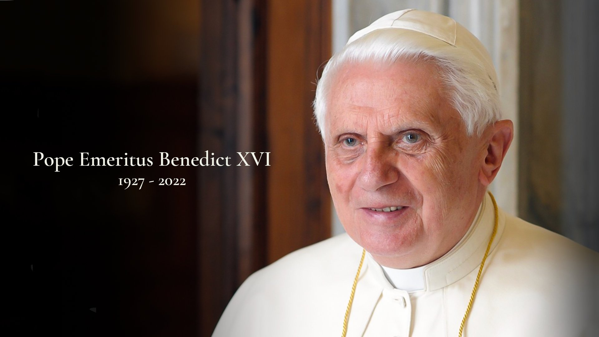President expresses his condolences on the demise of Pope Emeritus Benedict XVI