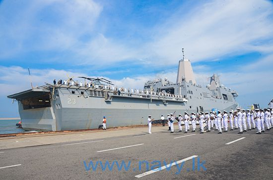 USS ‘Anchorage’ arrives in Colombo to take part in CARAT – 2023