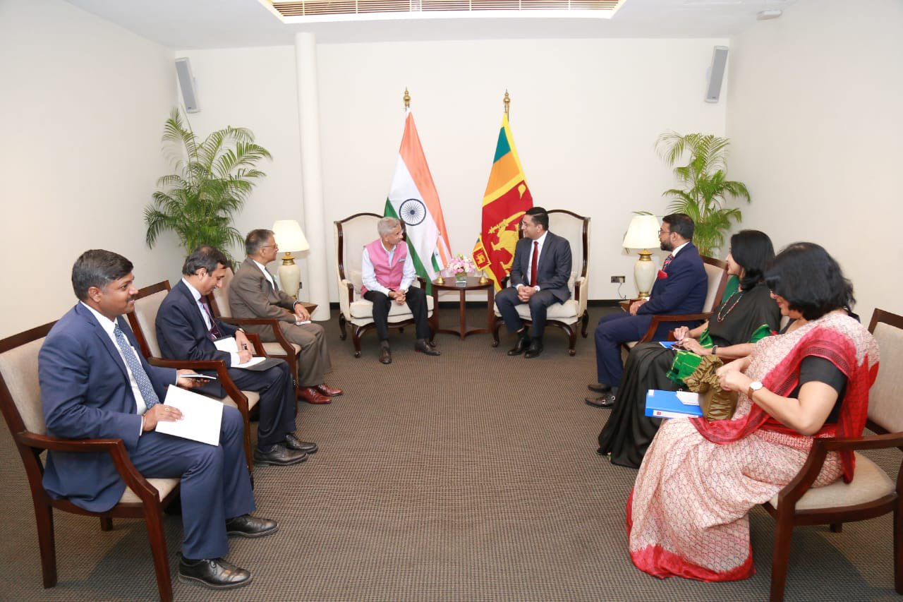 India External Affairs Minister calls on Foreign Affairs Minister Ali Sabry
