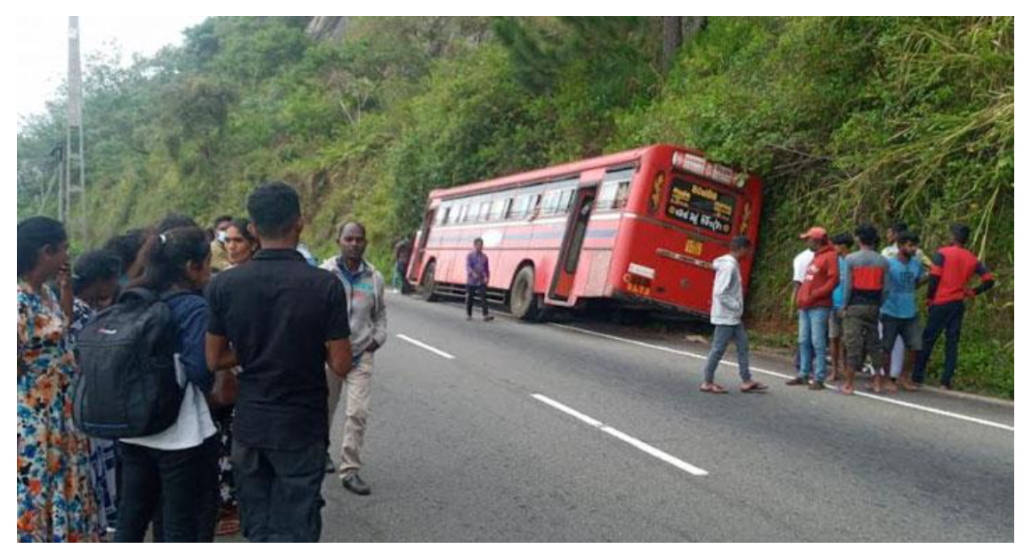 Driver Saves Bus from Going Over Cliff
