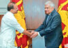 Indian State Minister for External Affairs meets President Ranil