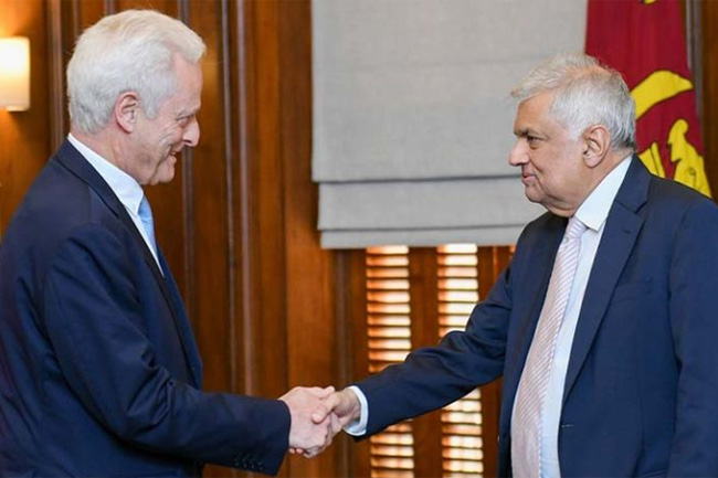 German MP discusses further cooperation with President Wickremesinghe