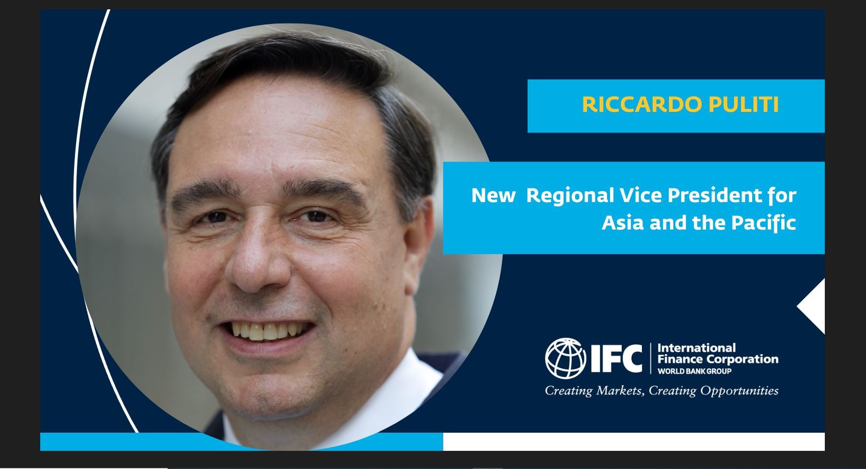 <strong>Addressing Multiple Crises Amid Economic Slowdown Key Priority for New Regional Vice President for Asia and the Pacific</strong>