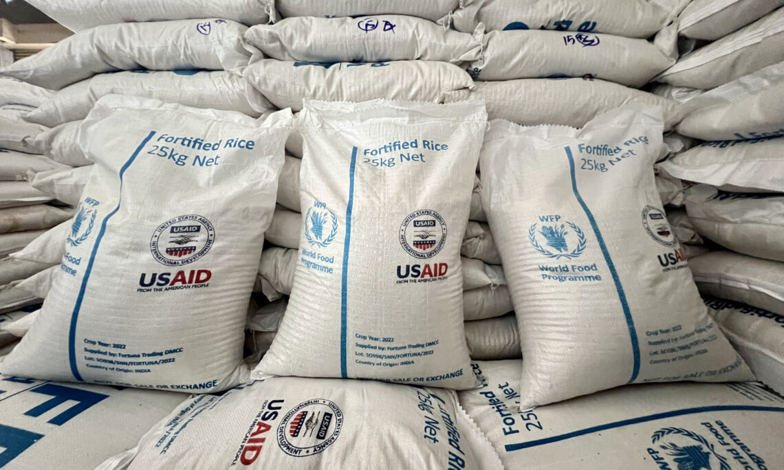 US funded fortified rice shipments begin arriving at Colombo Port