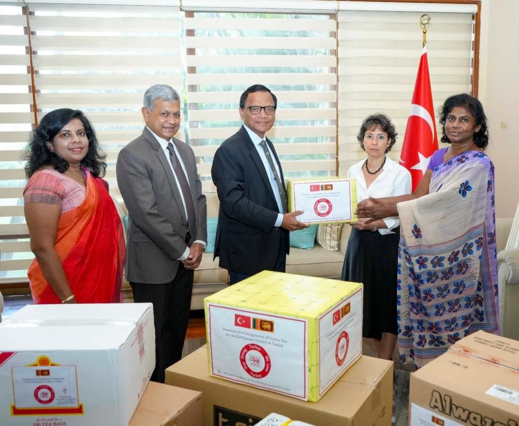 <strong>Sri Lanka Donates Tea to Earthquake stricken Türkiye</strong>