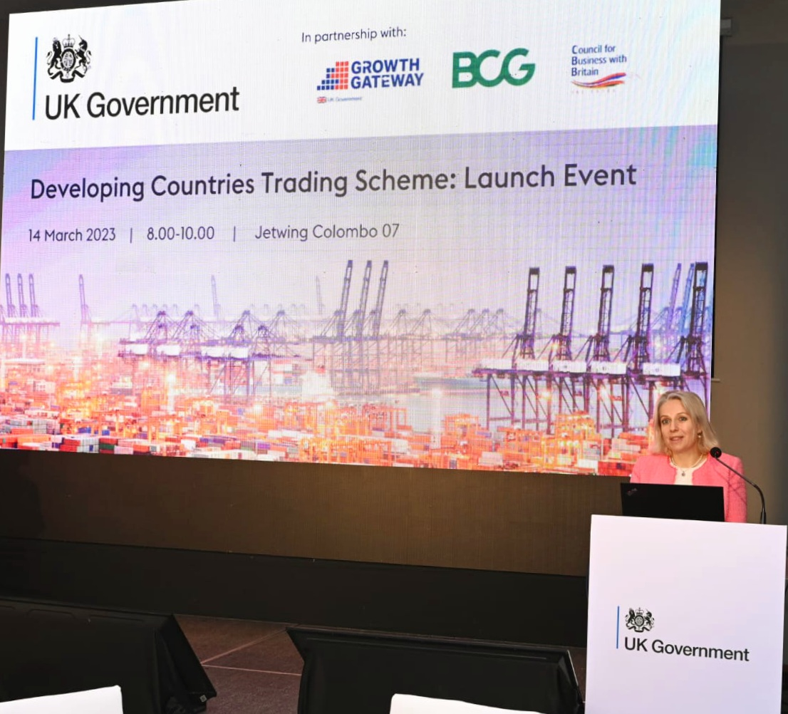 The UK Government launches its new Developing Countries Trading Scheme in Sri Lanka