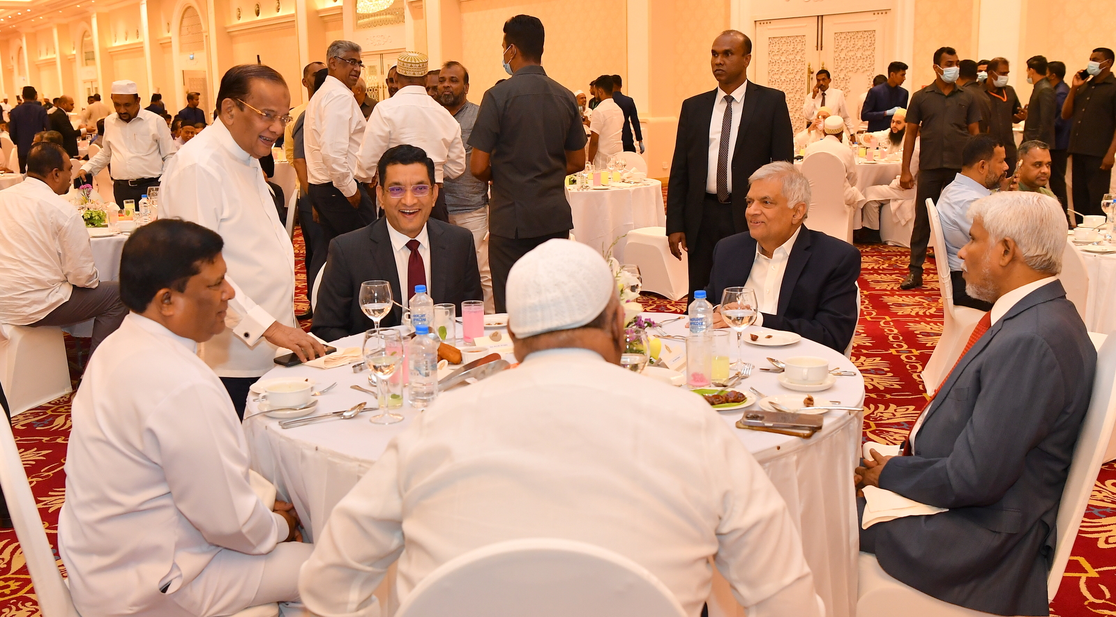 The President and Prime Minister presided over a national Iftar event at Temple Trees