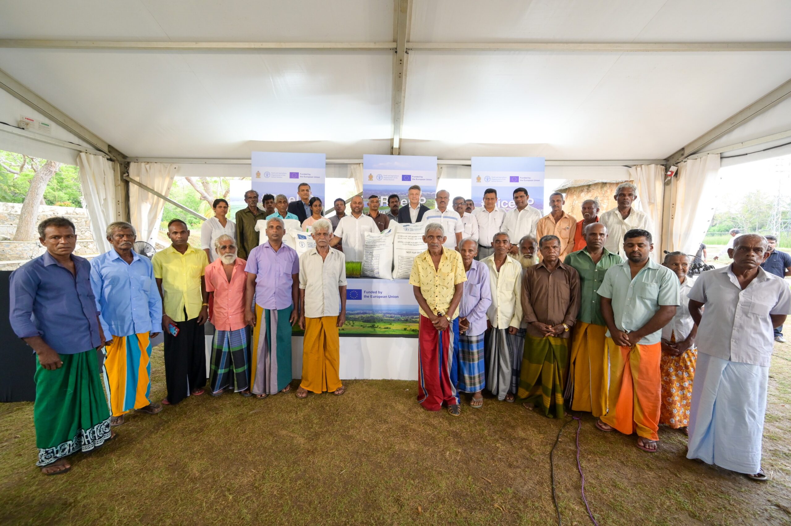 European Union and FAO launch a four million euro initiative to improve efficiency and sustainability of paddy farming in Sri Lanka