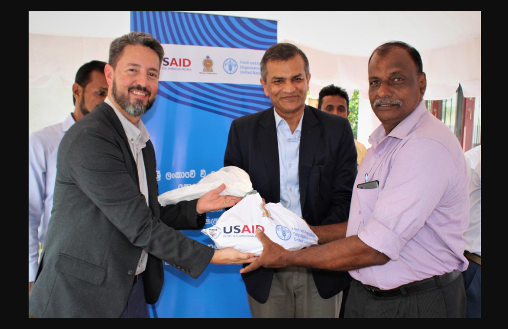 USAID Sri Lanka distributed TSP fertilizer to farmers