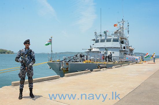 INDIAN NAVY SHIP BATTI MALV VISITED TRINCOMALEE