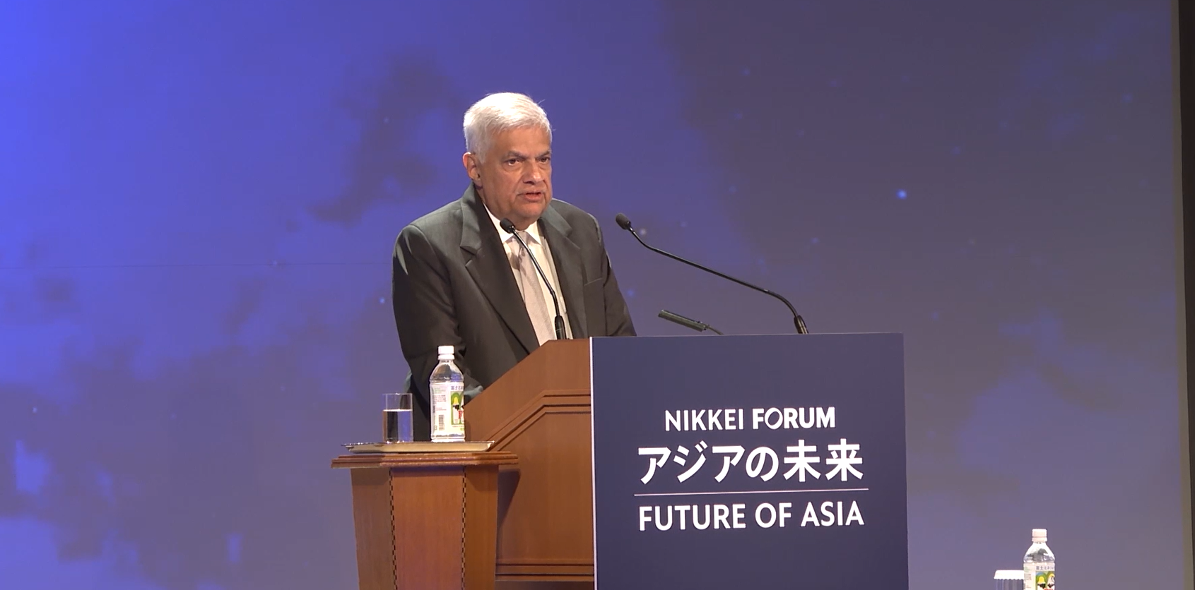 President Ranil Wickremesinghe highlights Asia’s significance at the Nikkei Forum on the Future of Asia in Japan