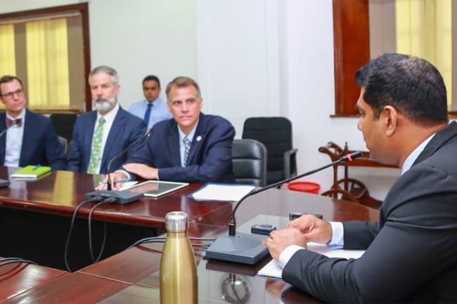 Kanchana discusses Sri Lanka’s energy sector reforms with U.S. Treasury official
