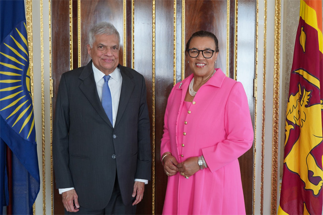 President discusses digitization, climate change with Commonwealth chief
