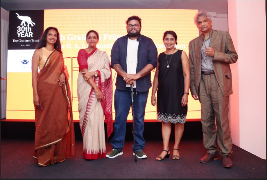 Yudhanjaya Wijeratne & Chiranthi Rajapakse won Gratiaen Prize 2023