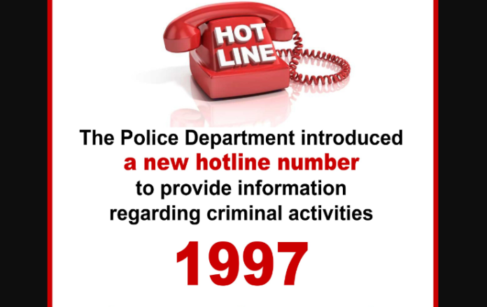 Sri Lanka Police hotline 1997