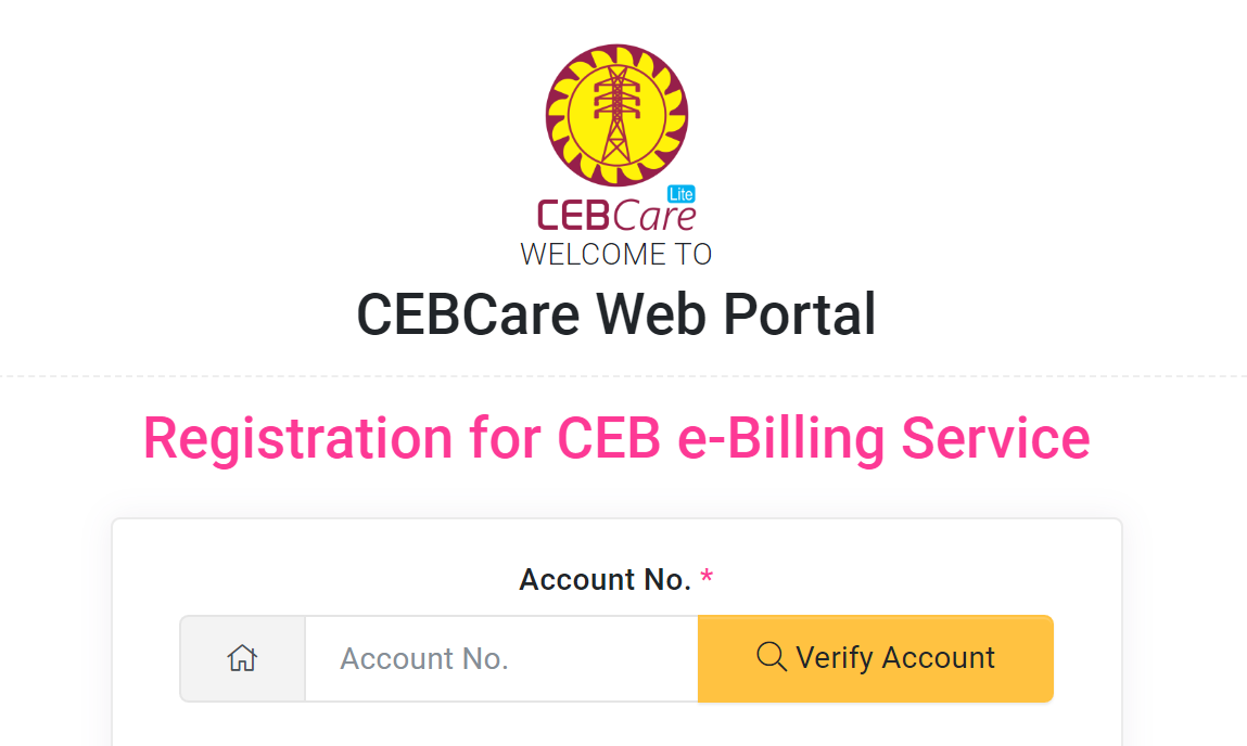 Launch of CEB e-Billing System replacing traditional printed paper bills. Register via SMS and Website