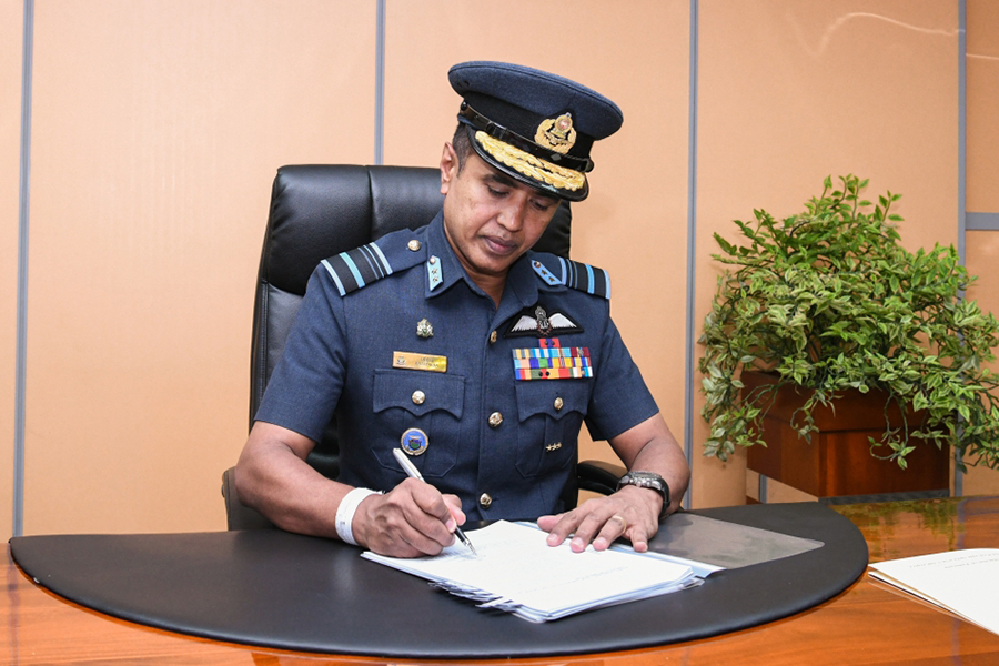 Air Vice Marshal Udeni Rajapaksa 19th Commander of the Sri Lanka Air Force