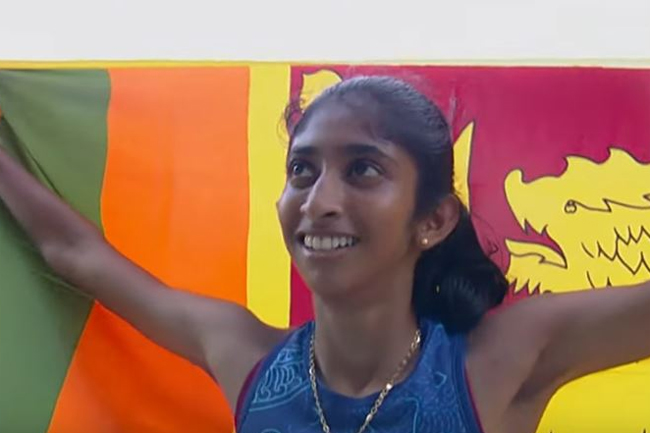 Tharushi sets new records to win Gold at Asian Athletics Championship