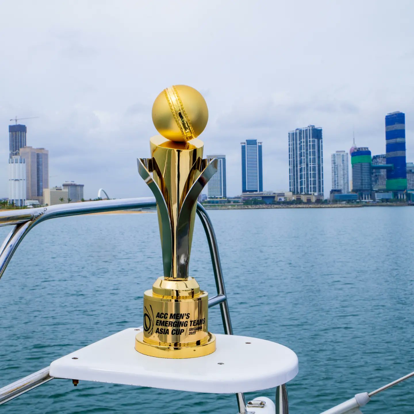 ACC Men’s Emerging Teams Asia Cup trophy begins