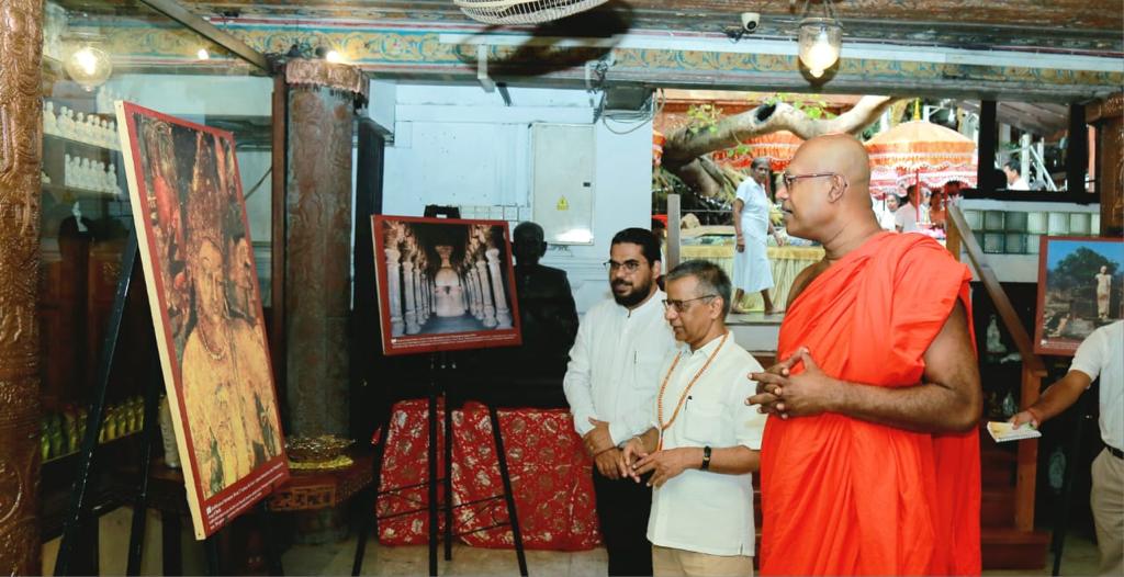 India’s rich Buddhist Heritage showcased at the sacred Gangaramaya Temple on Esala Poya