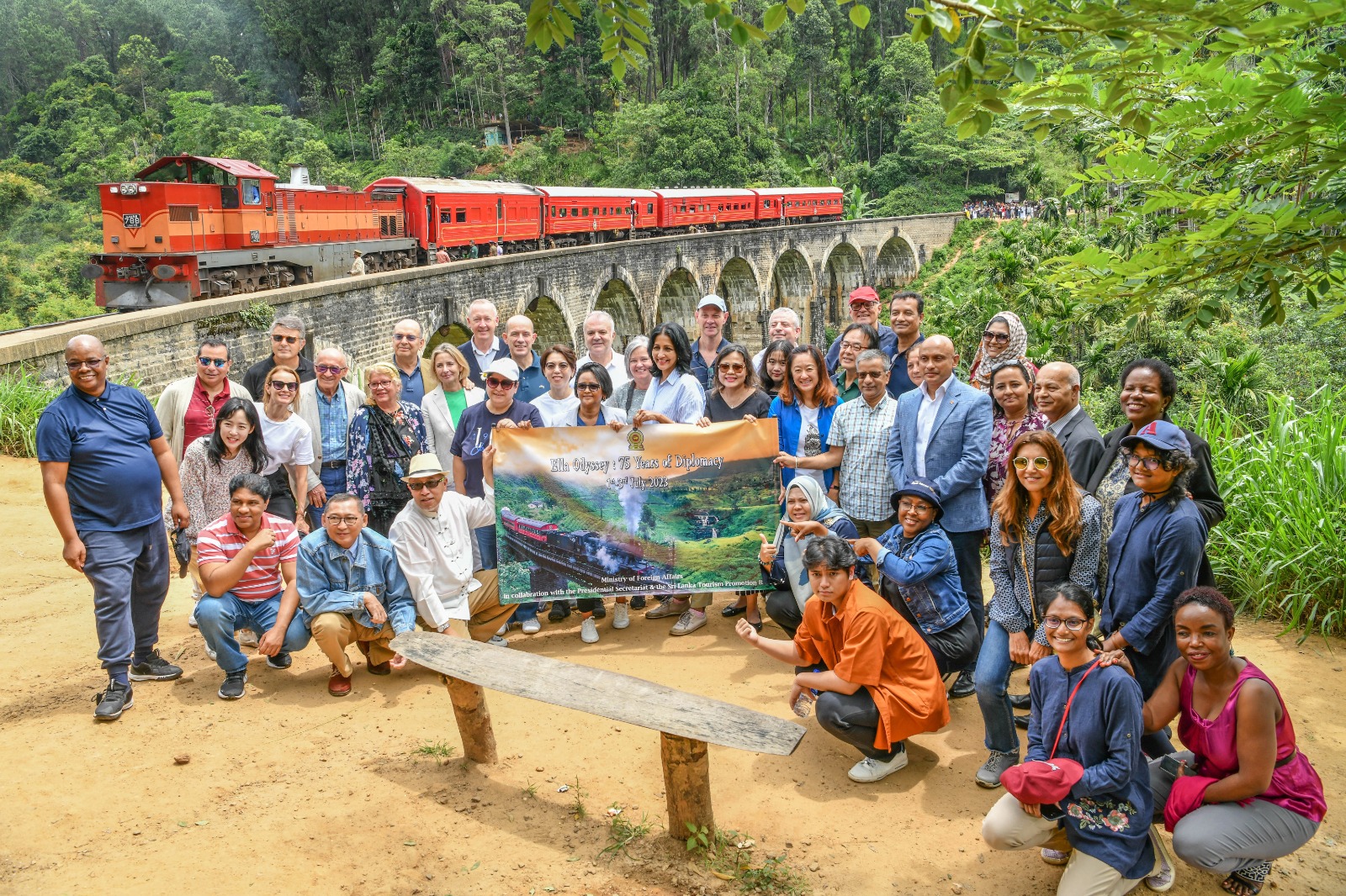 The Ella Odyssey: 75 Years of Diplomacy – Foreign Heads of Mission on Familiarization Tour of Sri Lanka’s Hill Country
