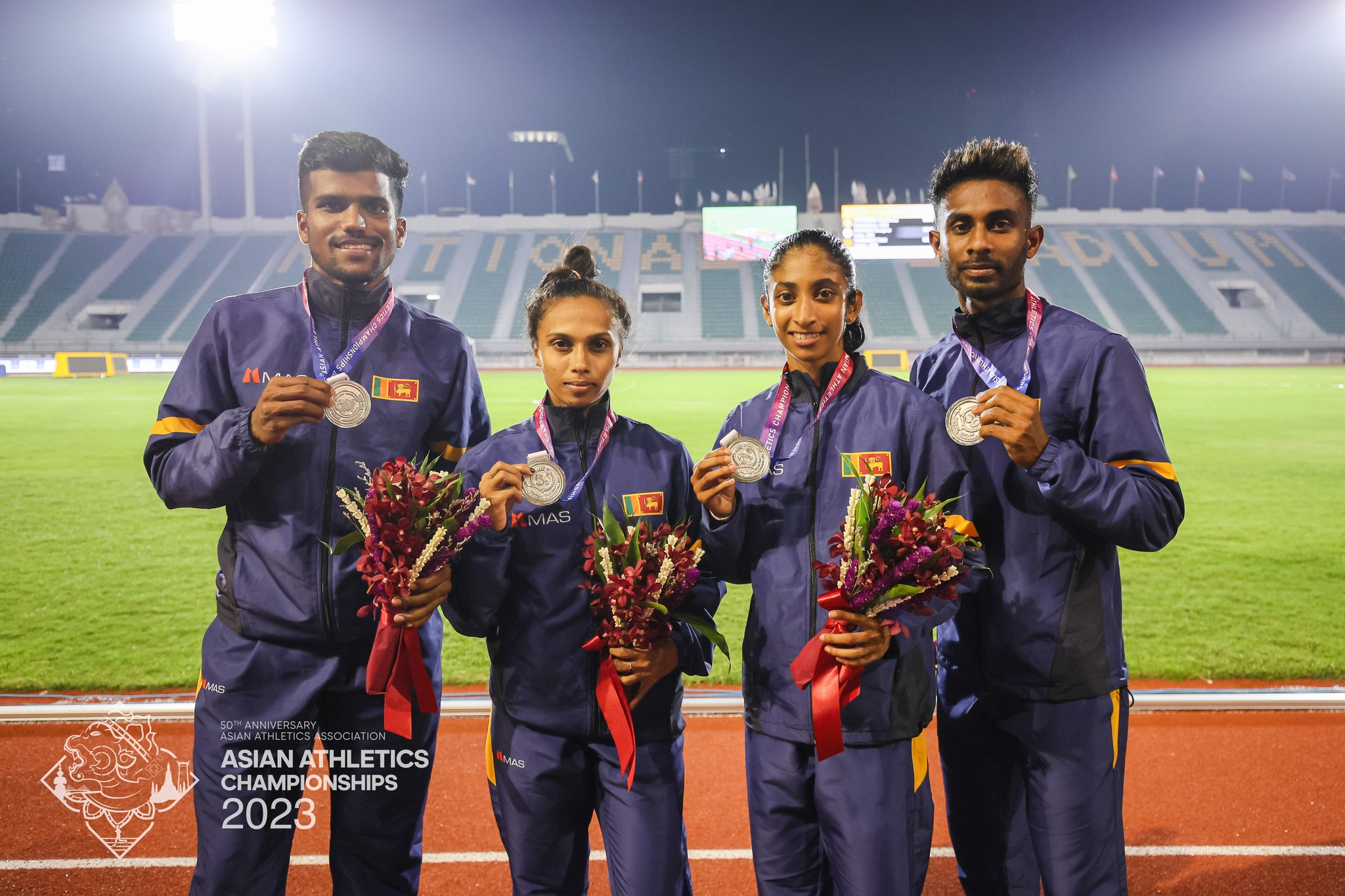 Sri Lanka Secures 4th Place at the 25th Asian Athletics Championships in Thailand