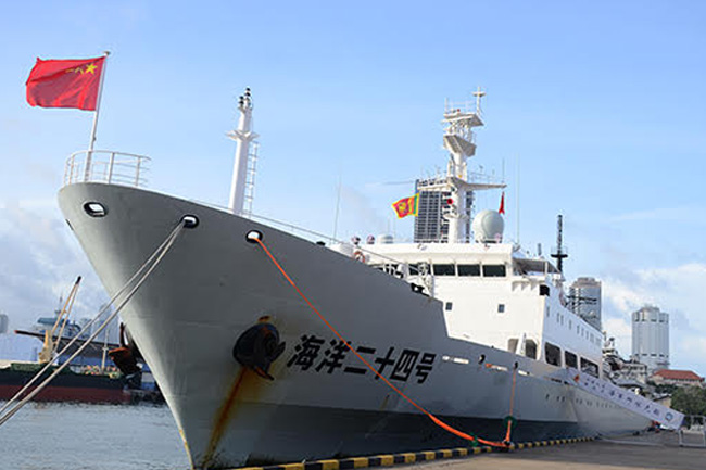 Chinese Navy warship arrives in Colombo