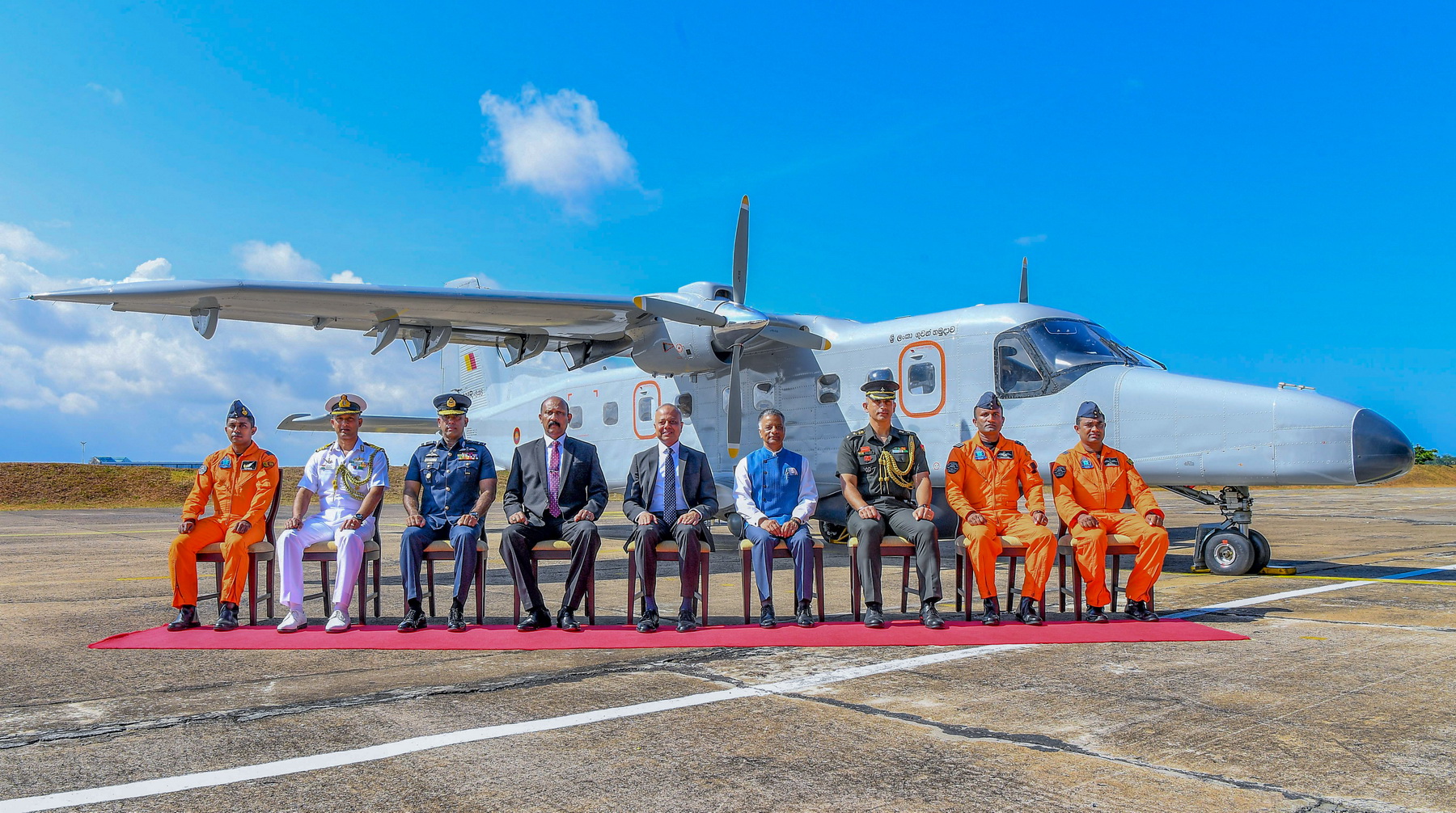 Indian Navy Dornier aircraft handed over to the Sri Lanka Air Force