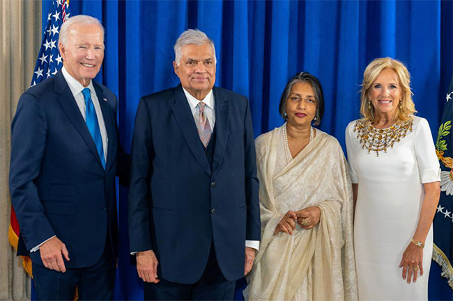 President Ranil meets with US President Joe Biden in New York