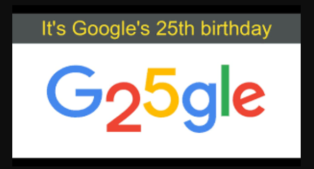 Google Celebrates 25th Anniversary – Happy 25th Birthday Google