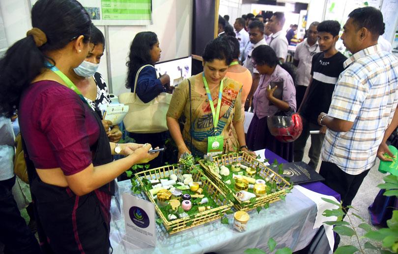 Educational exhibition on traditional medicines at BMICH